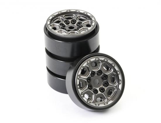Fastrax TRX-4M CNC Beadlock Wheels (4) - Titanium