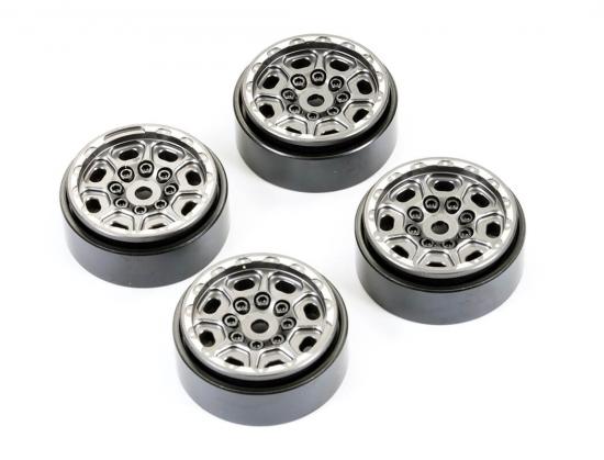 Fastrax TRX-4M CNC Beadlock Wheels (4) - Titanium