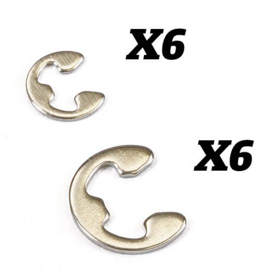 FTX E-Clips-2.5mm - 4mm