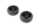 FTX Banzai Treaded Tyre On 6-Spoke Wheel (2) - Black