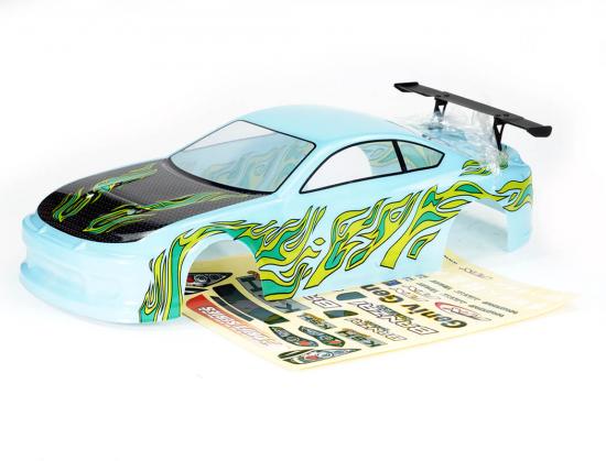 FTX Banzai Pre-Painted Body Shell W/Decals + Wing - Blue