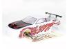 FTX Banzai Pre-Painted Body Shell W/Decals + Wing - White