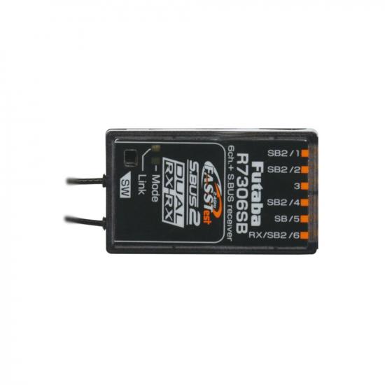 Futaba R7306SB 6-channel Air Receiver (18-channel S.Bus) FASSTest - High Gain Aerials