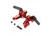 Front Steering Knuckles - Red Aluminium - 4S / Kraton