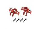 Front Hubs - Red Aluminium - 1:18 Grom