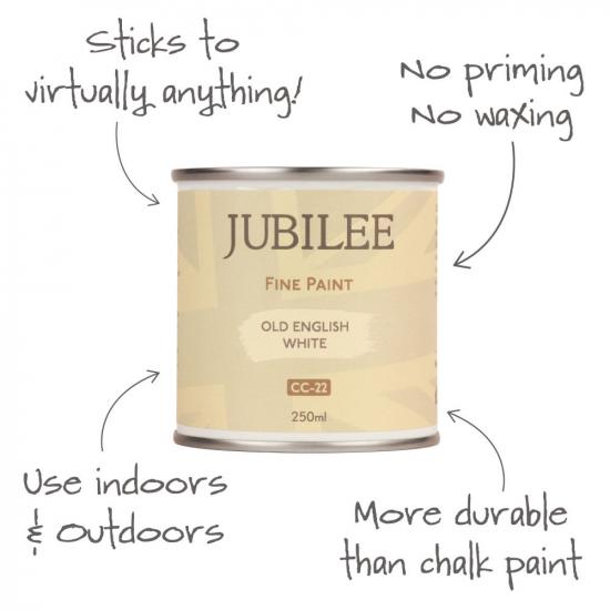 Guild Lane Jubilee Maker Paint (CC-22), Old English White (250ml)