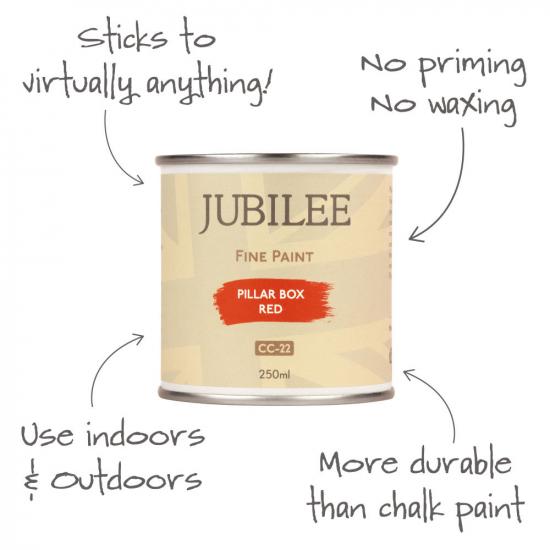 Guild Lane Jubilee Maker Paint (CC-22), Pillar Box Red (250ml)