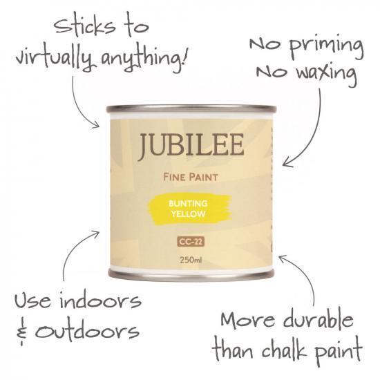 Guild Lane Jubilee Maker Paint (CC-22), Bunting Yellow (250ml)