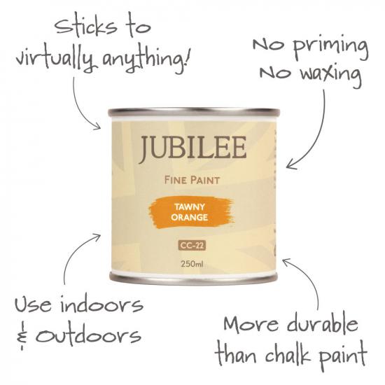 Guild Lane Jubilee Maker Paint (CC-22), Tawny Orange (250ml)