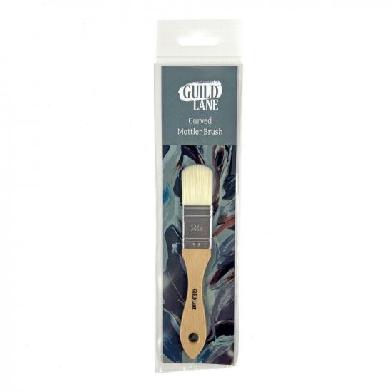 Guild Lane Curved Mottler Brush, 25mm