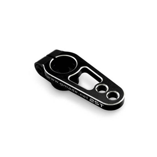 GMade Aluminium Clamping Servo Arm (Black) (25T)
