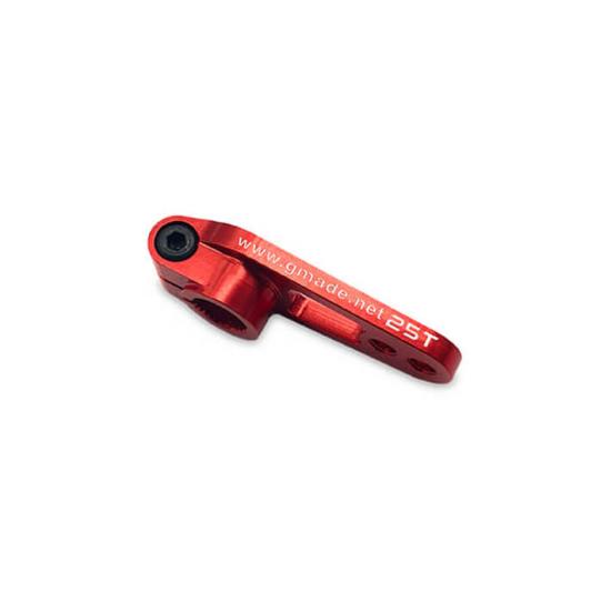 GMade Aluminium Clamping Servo Arm (Red) (25T)