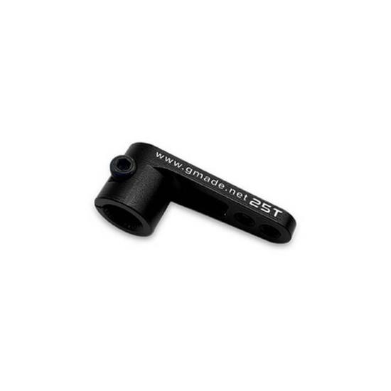 GMade Aluminium Offset Clamping Servo Arm (Black) (25T)