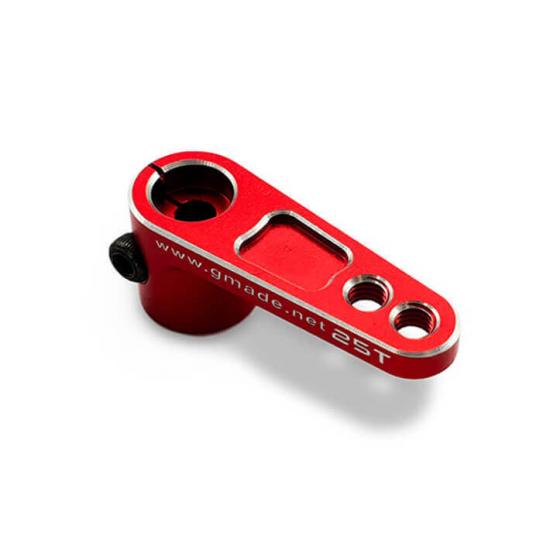 GMade Aluminium Offset Clamping Servo Arm (Red) (25T)