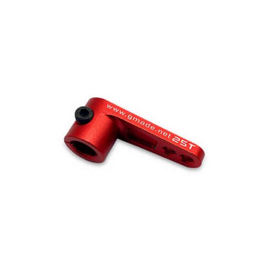 GMade Aluminium Offset Clamping Servo Arm (Red) (25T)