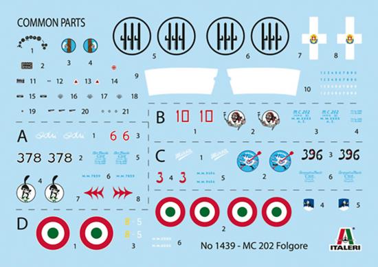Italeri Macchi MC 202 Folgore