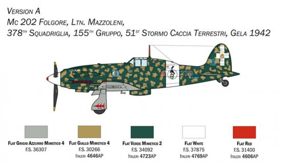 Italeri Macchi MC 202 Folgore