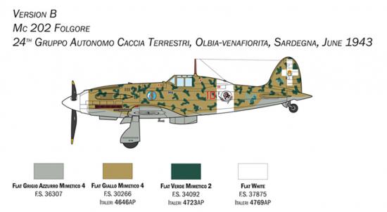 Italeri Macchi MC 202 Folgore