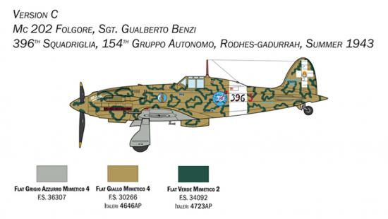 Italeri Macchi MC 202 Folgore