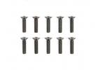 Tamiya 3x12mm Countersunk Head Hex Screw (MC6 x10)
