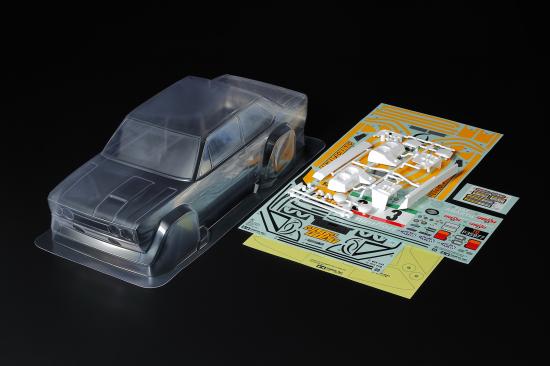 Tamiya Fiat 131 Abarth Rally Olio Clear Unpainted Bodyshell and Parts Set (190mm)