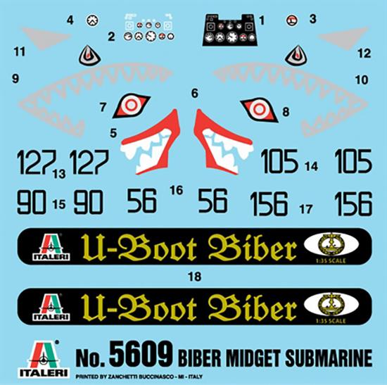 Italeri Biber Midget Submarine