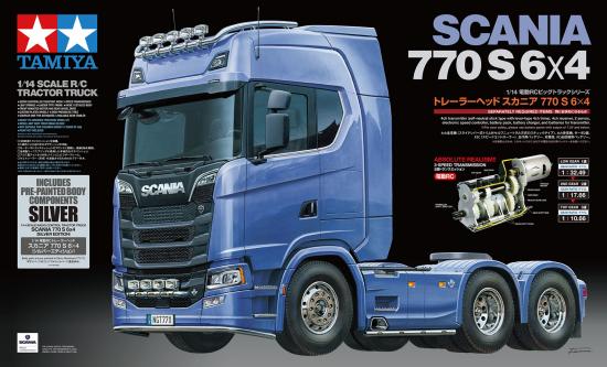 Tamiya Scania 770S - Silver