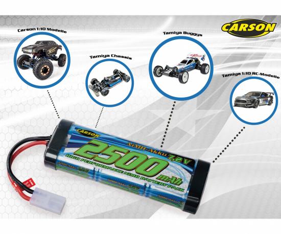 7 - 2V/2500mAh NiMH Race Pack