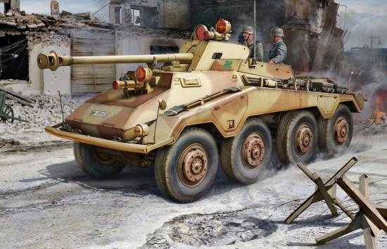 Dragon 1/35 Sd.Kfz.234/4 Panzerspähwagen w/Night Vision Falke					