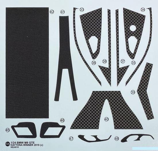 Etching Details Parts BMW M8 Gte 2019 Daytona Winne