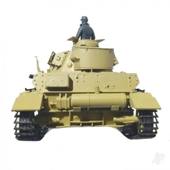 Henglong 1:16 Dak PZKPFW.IV AUSF. F-1 with Infrared Battle System (2.4GHz Shooter Smoke Sound Metal Gearbox)