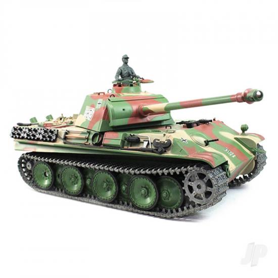 Henglong 1:16 German Panther Type G I with Infrared Battle System (Shooter + Smoke + Sound + Metal Gearbox)