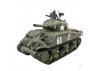 Henglong 1:16 U.S. Medium Tank M4A3 Sherman with Infrared Battle System (2.4GHz Shooter Smoke Sound Metal Gearbox )