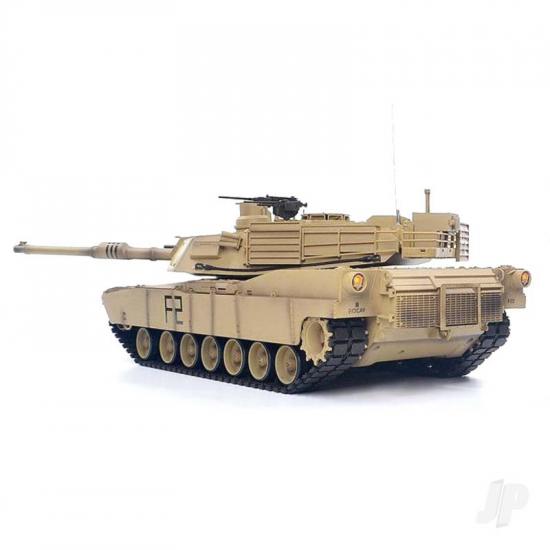 Henglong 1:16 US M1A2 Abrams with Infrared Battle System (24GHz Shooter Smoke Sound Metal Gearbox)