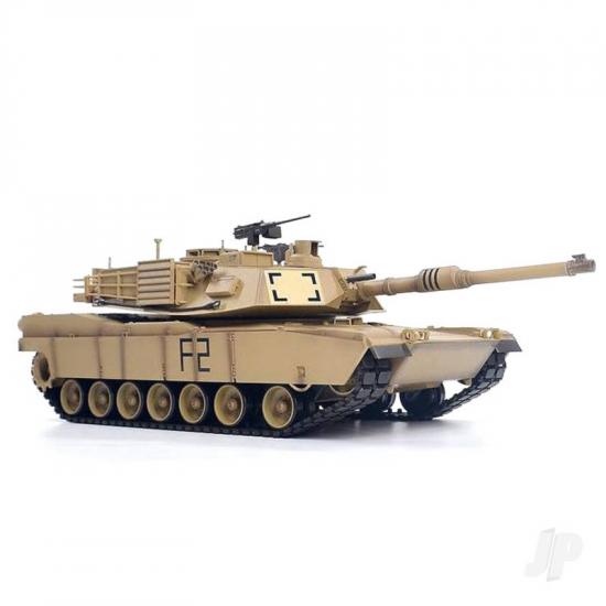 Henglong 1:16 US M1A2 Abrams with Infrared Battle System (24GHz Shooter Smoke Sound Metal Gearbox)