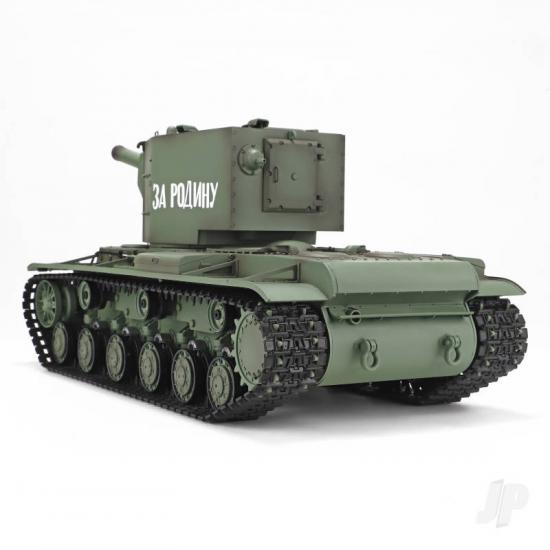 Henglong 1:16 Soviet KV-2 with Infrared Battle System (24GHz  Shooter  Smoke  Sound)