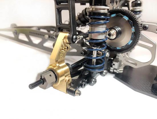 Hobao Hyper Ex10 CNC Brass Rear Hubs