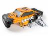 GTXL-6 Kingcab Painted Truck Body (Black/Orange)