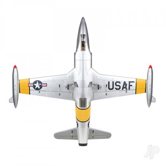 HSD Jets T-33 120mm EDF 12S Foam Jet, Yellow Ribbon (PNP)