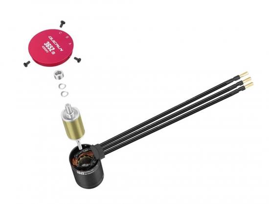 Hobbywing Quicrun 3652SL 4000Kv G2 Motor Black