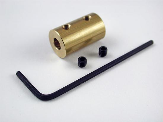 Solid Coupling - 3.2mm to 4mm (ea)