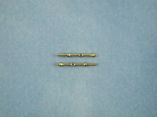 0 Hole Capping Stanchion - Brass 10mm (10)