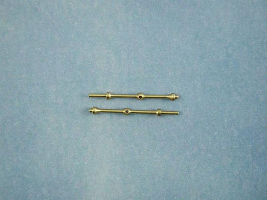 1 Hole Capping Stanchion - Brass 15mm (10)