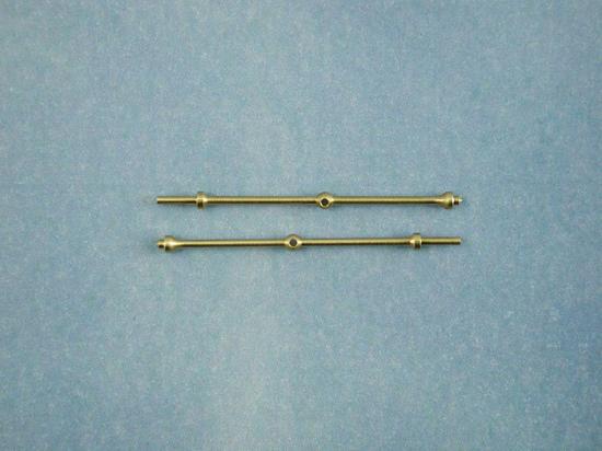 1 Hole Capping Stanchion - Brass 25mm (10)
