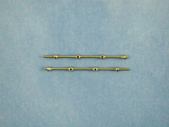 2 Hole Capping Stanchion - Brass 25mm (10)