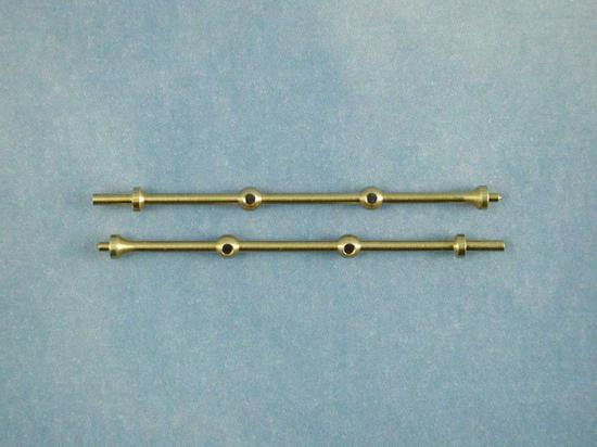 2 Hole Capping Stanchion - Brass 35mm (10)