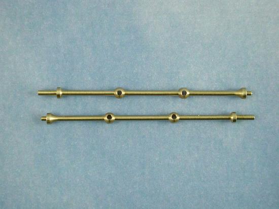 2 Hole Capping Stanchion - Brass 40mm (10)