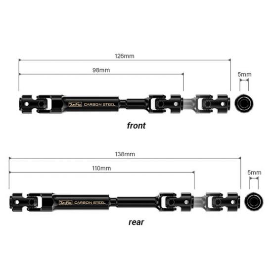 GMade Junfac Scale Axial Capra 1.9 Univ Shaft Hardened Steel