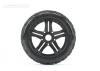 Jetko Extreme King Cobra 1:8 Buggy Belted Tyres on Black Wheels 17mm Hex (2)