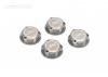 JETKO 17mm Aluminium closed Wheel Nut 17mm (4) Hard anodizing